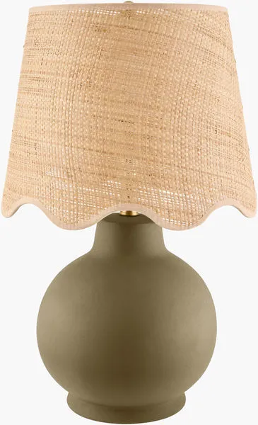 Product Image 1 for Stella Dimiuta Dark Green Accent Table Lamp from Livabliss