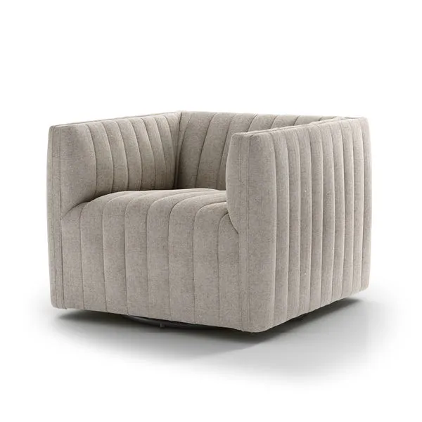 Product Image 1 for Augustine Orly Natural Swivel Chair from Four Hands