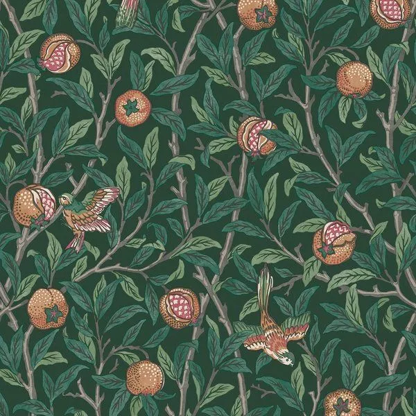 Product Image 1 for William Morris Bird & Pomegranate Wallpaper from Graham & Brown