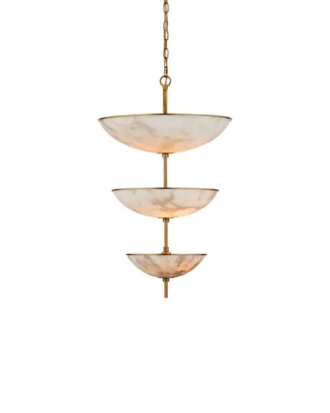 Product Image 1 for Volterra Three-Tier Chandelier from Currey & Company