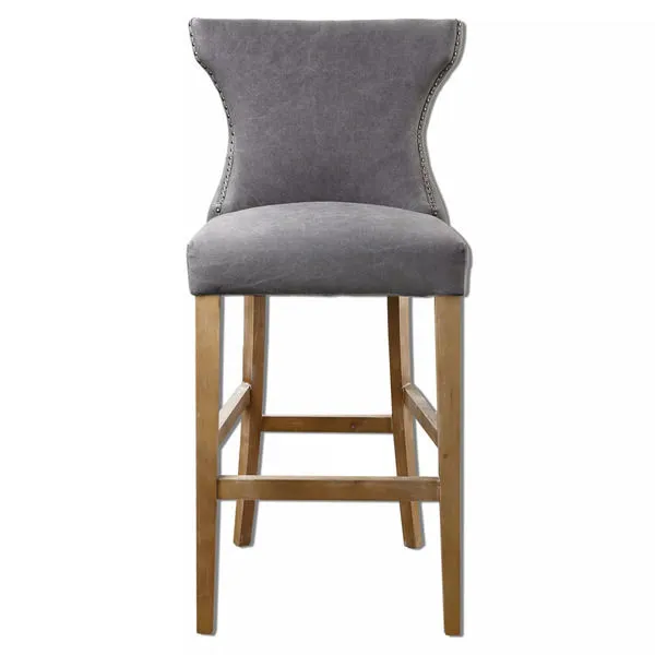 Product Image 1 for Uttermost Gamlin Gray Bar Stool from Uttermost