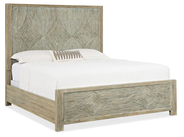 Product Image 1 for Surfrider Pecan Veneer King Panel Bed from Hooker Furniture