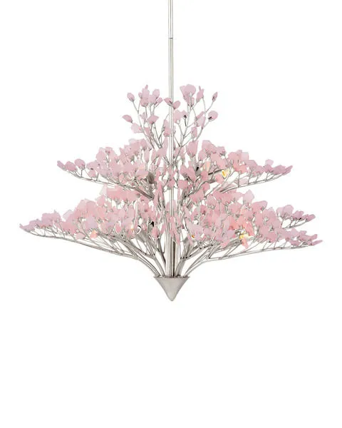 Product Image 1 for Fiorella Pink Chandelier from Currey & Company