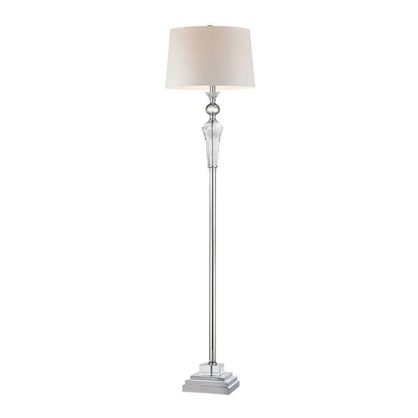 Product Image 1 for Crystal Column Floor Lamp With Chrome Orb from Elk Home