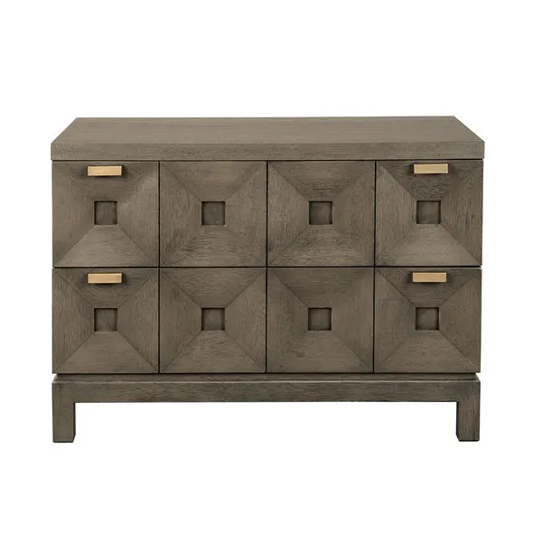 Product Image 1 for Large Greige Walnut Musashi 2 Drawer Console from Noir
