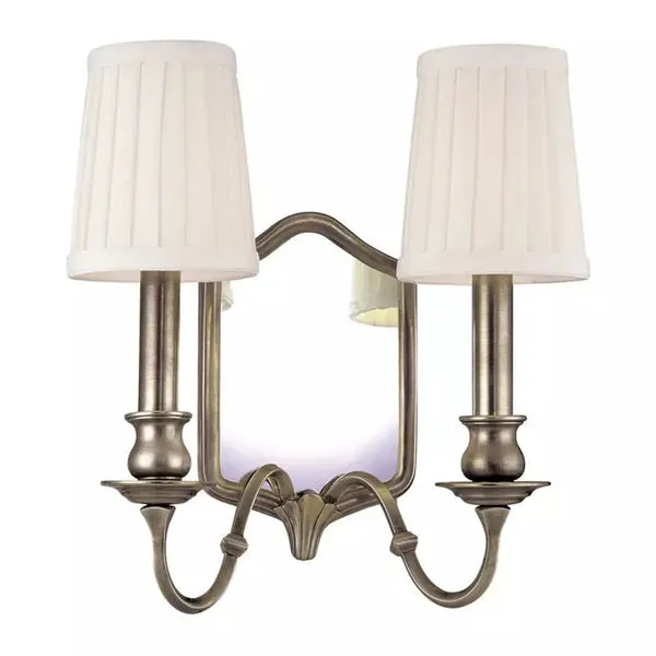 Product Image 1 for Endicott 2 Light Mirrored Wall Sconce from Hudson Valley
