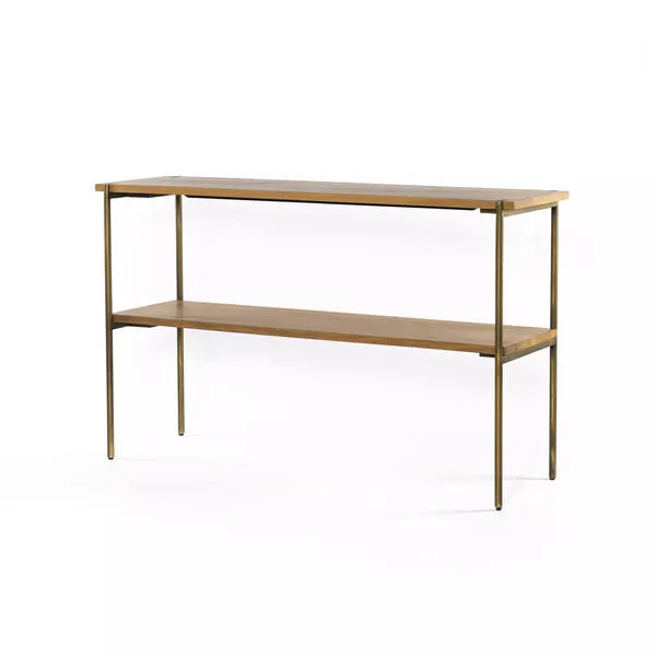 Product Image 2 for Carlisle Console Table Satin Brass from Four Hands