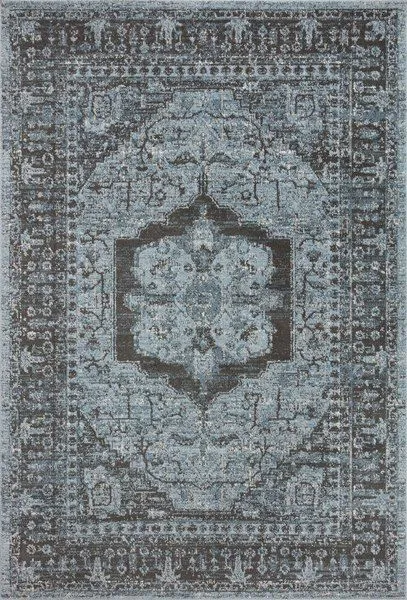 Product Image 1 for Odette Sky / Charcoal Traditional Rug - 2'3" x 3'10" from Loloi