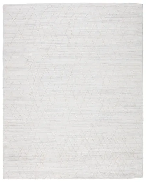 Product Image 1 for Sahar Handmade Trellis White/ Tan Rug from Jaipur 