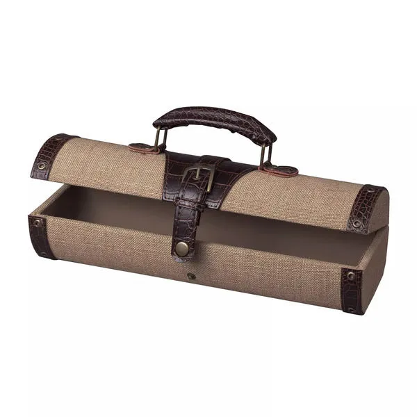 Product Image 1 for Linen Covered Wine Holder from Elk Home