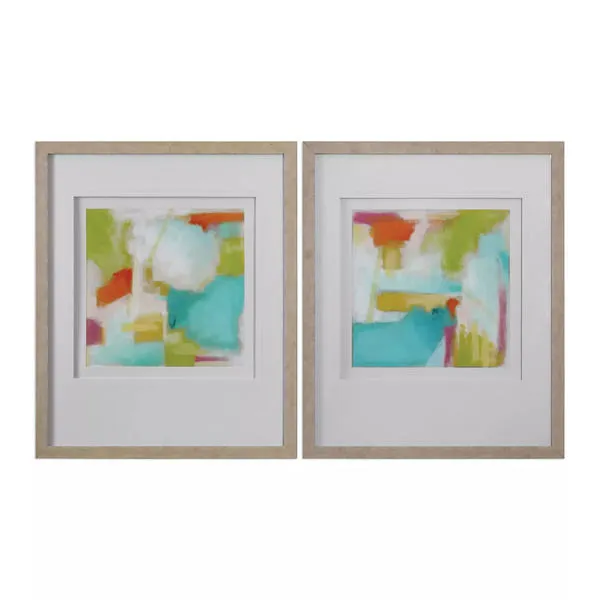 Product Image 2 for Uttermost Color Space Watercolor Prints S/2 from Uttermost