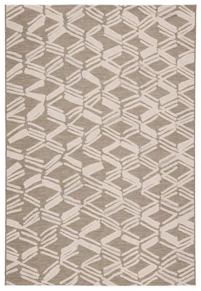 Product Image 1 for Caelum Indoor / Outdoor Trellis Beige / Cream Area Rug from Jaipur 