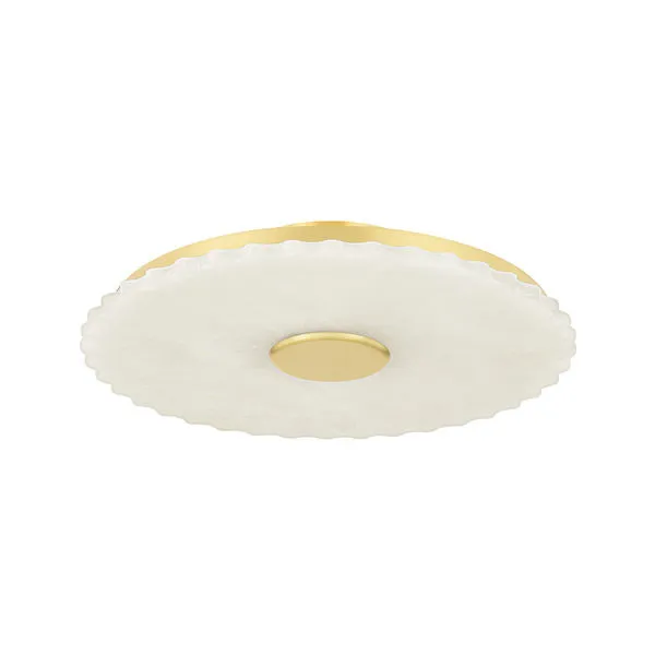 Product Image 1 for Highland Falls 1-Light Flush Mount - Aged Brass from Hudson Valley