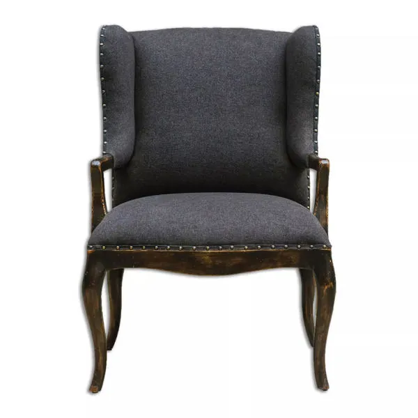 Product Image 2 for Uttermost Chione Black Armchair from Uttermost