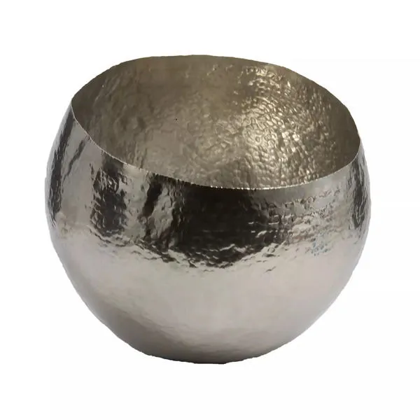 Product Image 1 for Nickel Plated Hammered Brass Dish from Elk Home