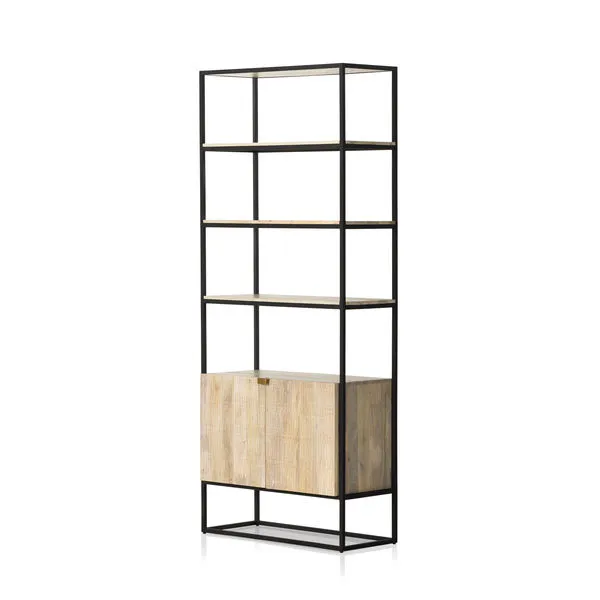 Product Image 1 for Kelby Solid Mango Bookcase - Light Wash Mango from Four Hands