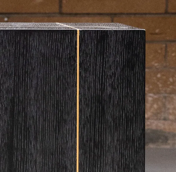 Product Image 1 for Brighton Brushed Carbon Oak End Table from Alder & Tweed