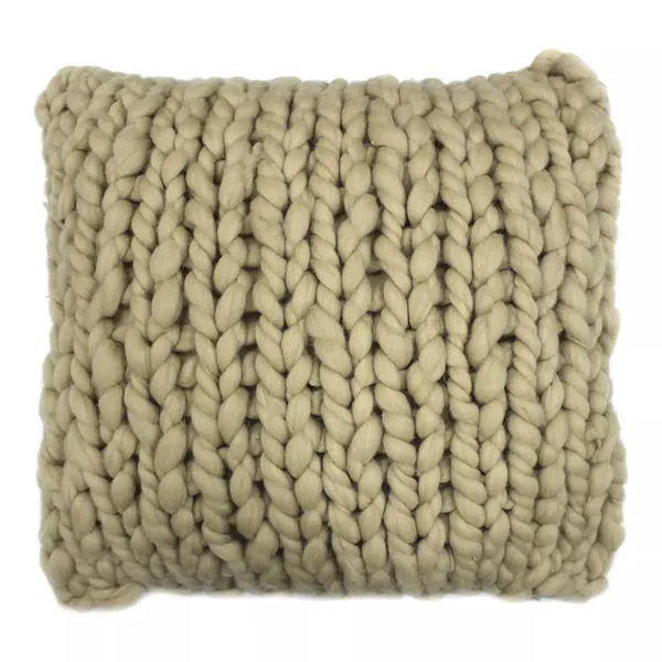 Product Image 1 for Abuela Wool Feather Cushion Sand 20x20 from Moe's
