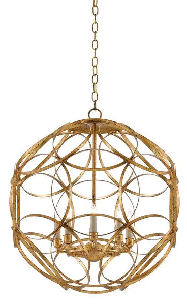Product Image 2 for Rosine Orb Chandelier from Currey & Company