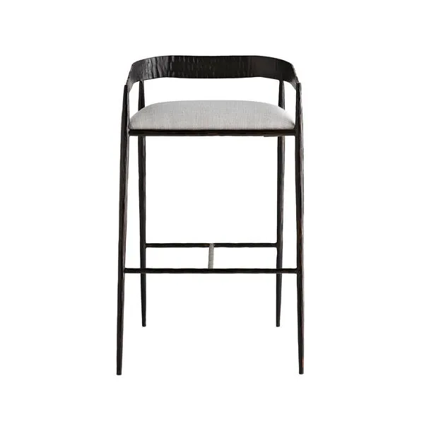 Product Image 1 for Ansel Nuetrual Upholstered Linen Bar Stool from Arteriors