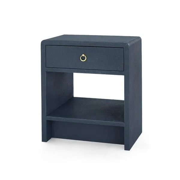 Product Image 3 for Benjamin Linen 1-Drawer Side Table from Villa & House