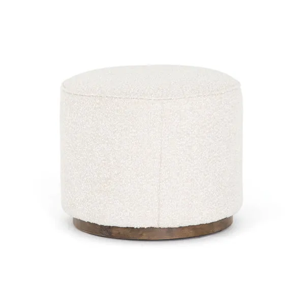 Product Image 4 for Sinclair Round Ottoman - Knoll Natural from Four Hands