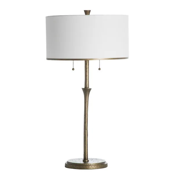 Product Image 1 for Kent Feather White and Gold Table Lamp from Gabby