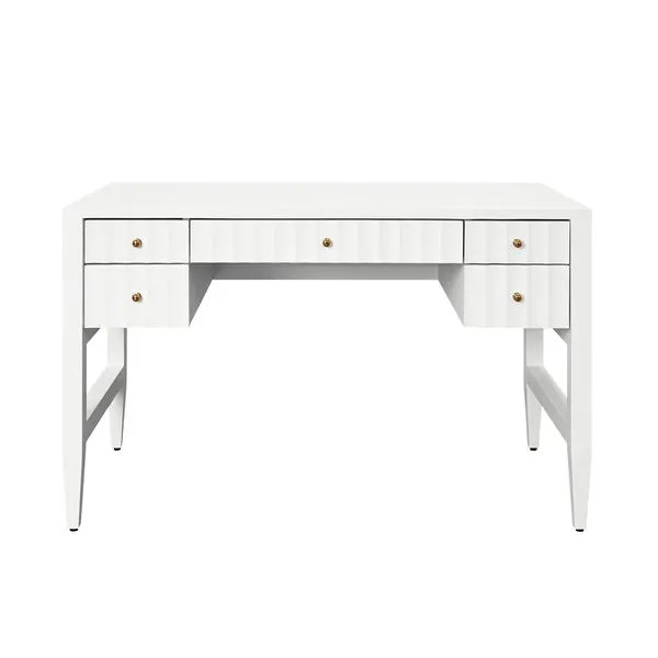 Product Image 1 for Franklin White Desk from Worlds Away