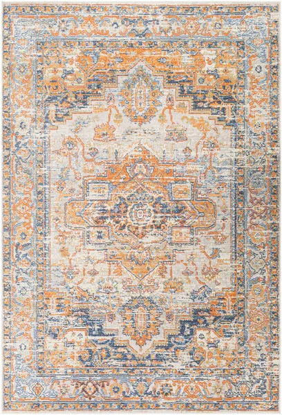 Product Image 4 for Bodrum Indoor / Outdoor Silver / Orange Rug from Surya