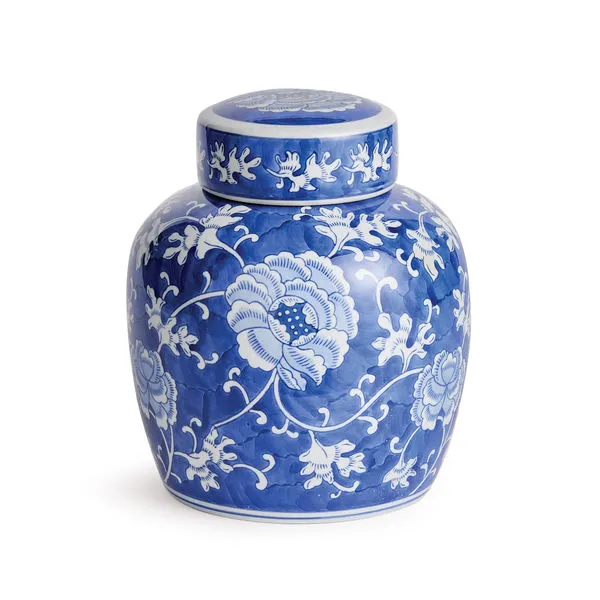 Product Image 1 for Barclay Butera Dynasty Lotus Lidded Jar from Napa Home And Garden