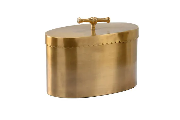 Product Image 1 for Buttercup Brass Box from Wildwood Home