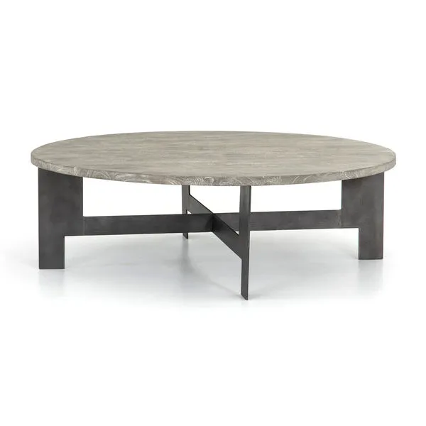 Product Image 4 for Round Coffee Table With Iron from Four Hands