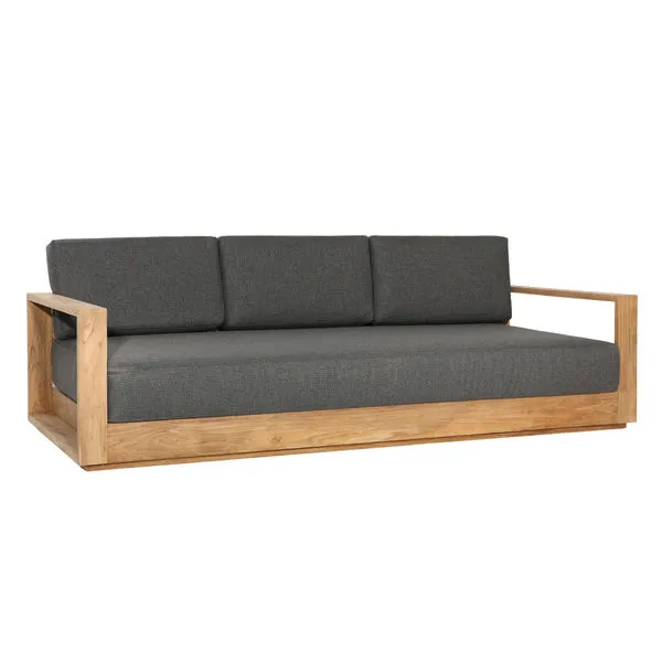 Product Image 1 for Darlene Outdoor Sofa Charcoal from Dovetail Furniture