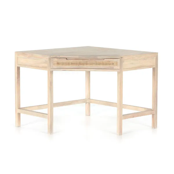 Product Image 5 for Clarita Modular Corner Desk - White Wash Mango from Four Hands