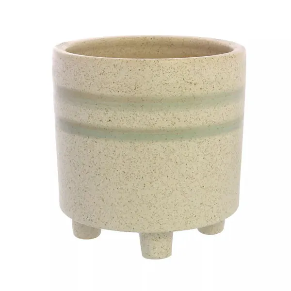 Product Image 2 for Fluorite Cachepot, Ceramic   White, Teal from Homart