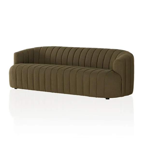 Product Image 1 for Elliana Fiqa Boucle Modern Sofa - Olive from Four Hands