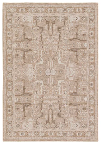 Product Image 1 for Lechmere Medallion Beige/Cream Rug from Jaipur 