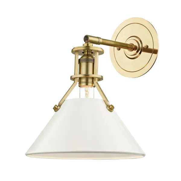 Product Image 1 for Painted No.2 1 Light Wall Sconce from Hudson Valley
