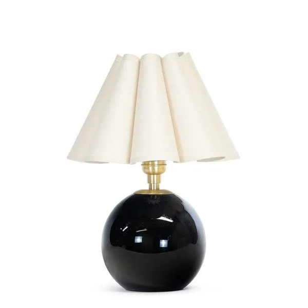 Product Image 4 for Giorgio Black Glass Mini Lamp from Regina Andrew Design