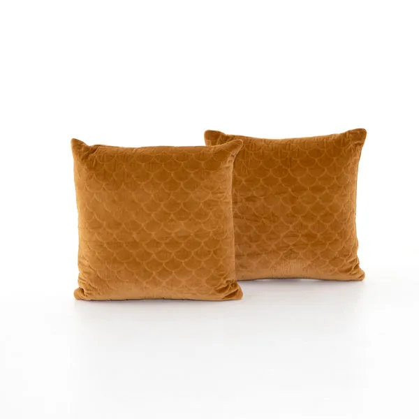 Product Image 1 for Bly Velvet Pillow, Set Of 2 20" Marigold from Four Hands
