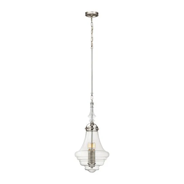 Product Image 1 for Gramercy 1 Light Pendant In Polished Nickel from Elk Lighting
