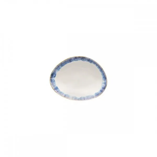 Product Image 1 for Brisa Small Ceramic Stoneware Oval Plate, Set of 6 - Ria Blue from Costa Nova