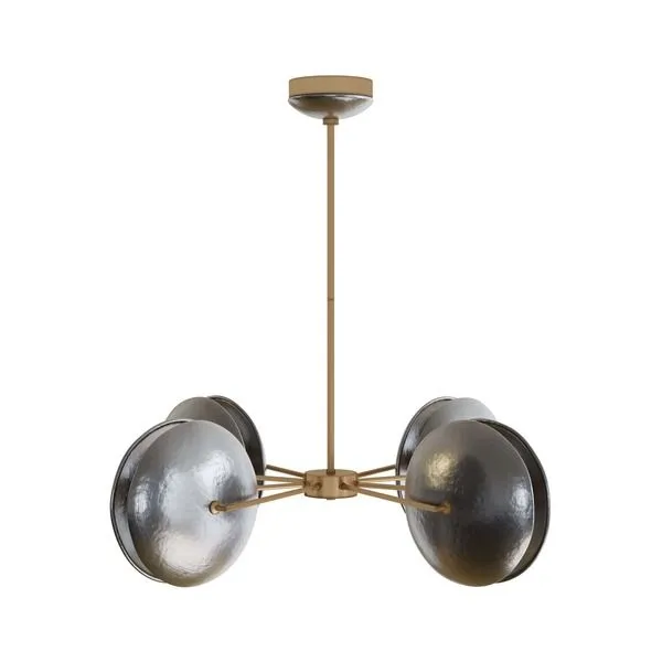 Product Image 1 for Whitney White Smoke Luster Glass Chandelier from Arteriors