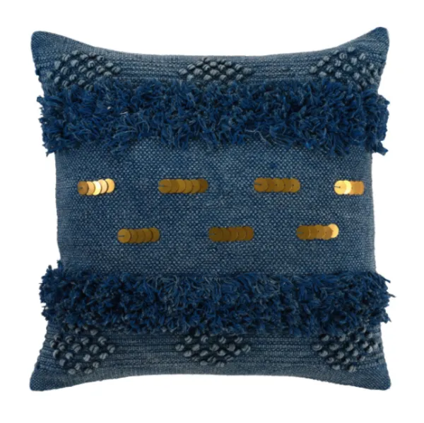 Product Image 1 for Seine Ink Blue 22x22 Pillow, Set Of 2 from Classic Home Furnishings