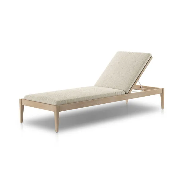 Product Image 1 for Sherwood Outdoor Fiqa Boucle Chaise Lounge - Brown Finish from Four Hands
