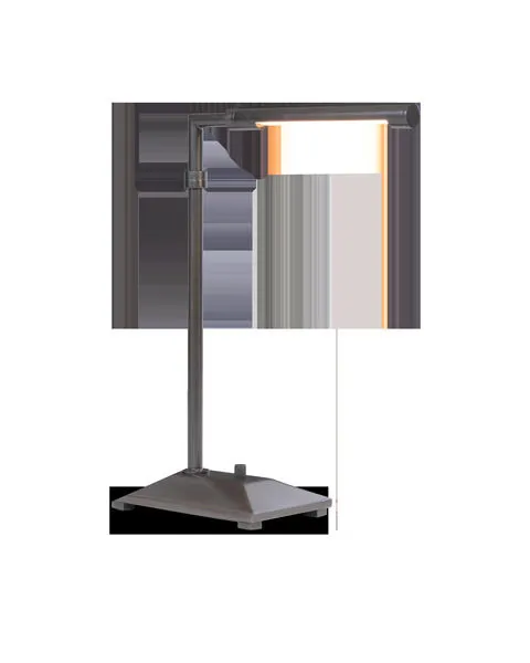 Autrand Bronze Desk Lamp with tubular adjustable shade, swiveling arm, and metal base in oil-rubbed bronze finish