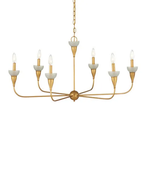 Product Image 1 for Aurelia Frost Chandelier from Currey & Company