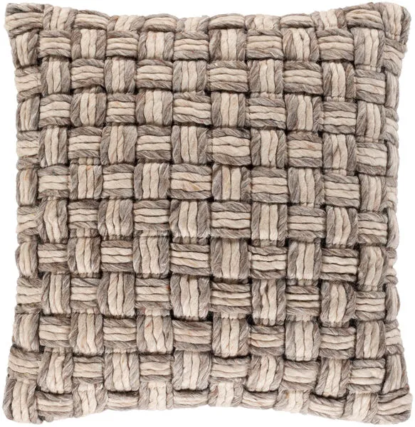 Product Image 1 for Cordoba Sea Foam / Brown Pillow from Surya