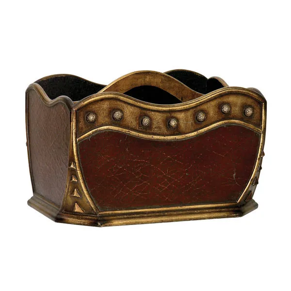 Product Image 1 for Tibetan Stud Magazine Holder from Elk Home