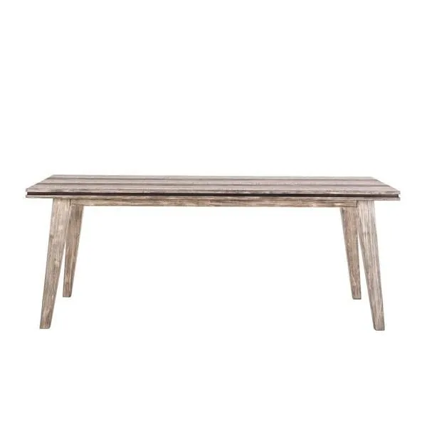 Product Image 3 for Beachwood 78 Inch Acacia Wood Dining Table from World Interiors